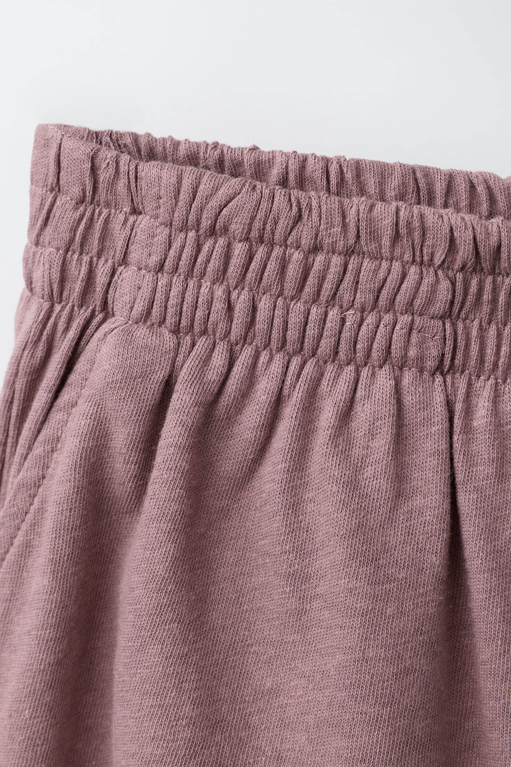 COTTON LINEN BLEND TOP AND SHORTS SET